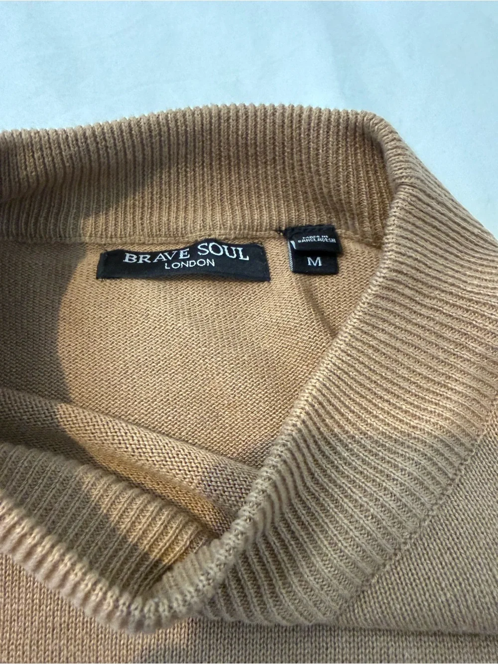 Brave Soul Crewneck Sweater - Brown